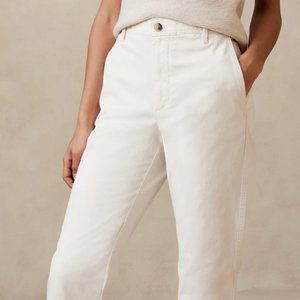 Banana Republic High-Rise Authentic Chino in Stone